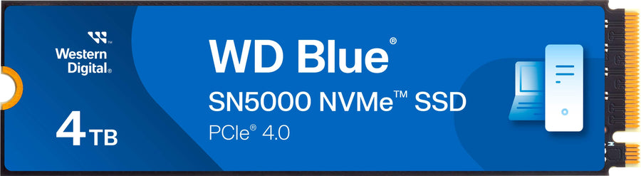 WD Blue SN5000 4TB M.2 PCIe 4.0 NVMe SSD