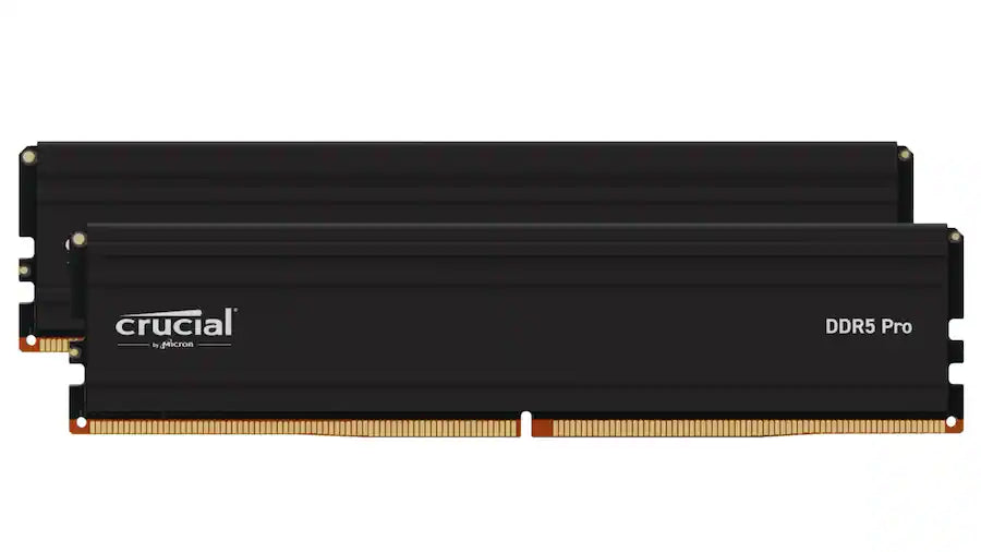 Crucial Pro 64GB (2x32GB) DDR5 5600MHz Desktop Memory Black