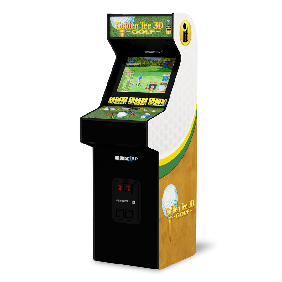 Arcade1Up Golden Tee 3D Deluxe Arcade Game Cabinet