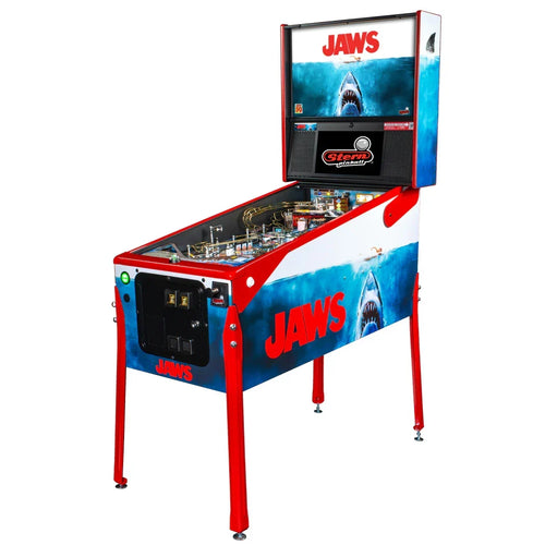Stern Pinball JAWS 50th Anniversary Pinball Machine Arcade Cabinet
