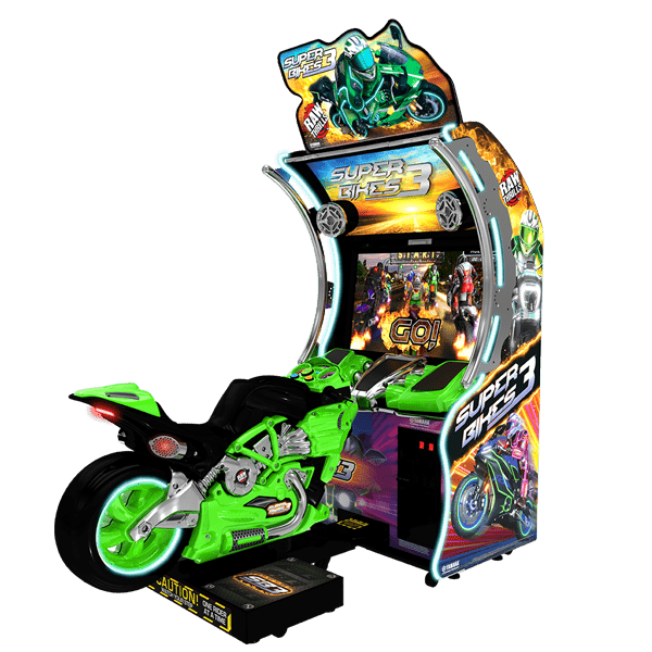 Raw Thrills Super Bikes 3 Arcade Game Cabinet