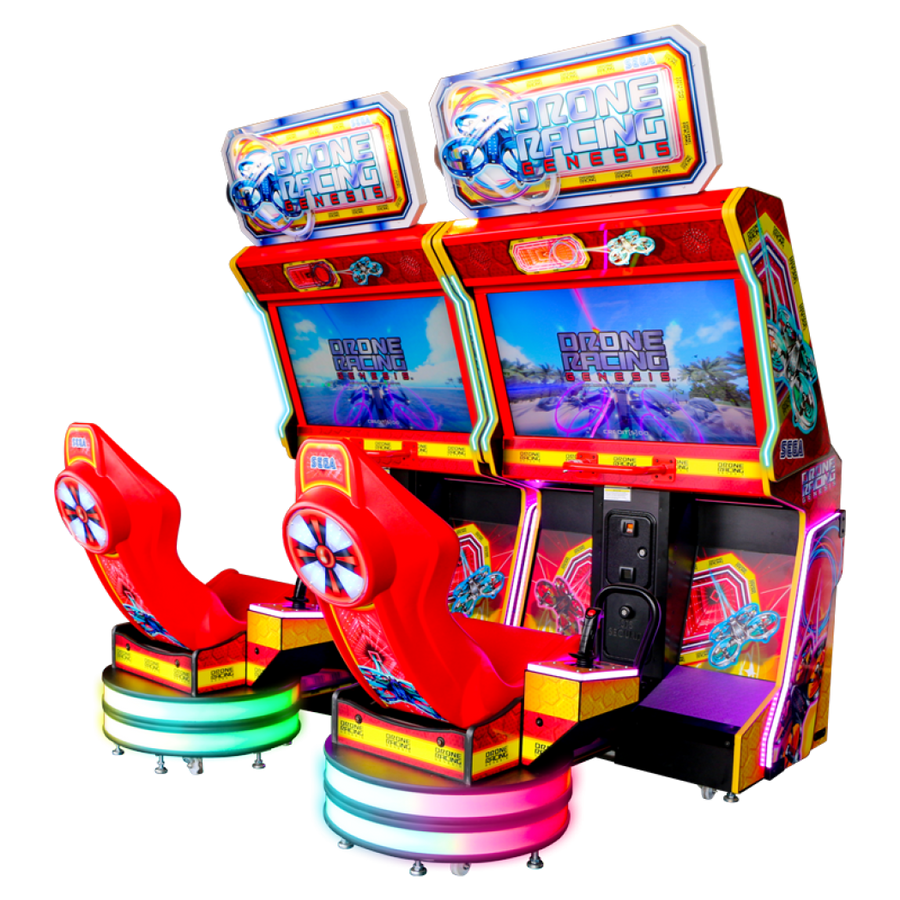 SEGA Drone Racing Genesis Arcade Game Cabinet
