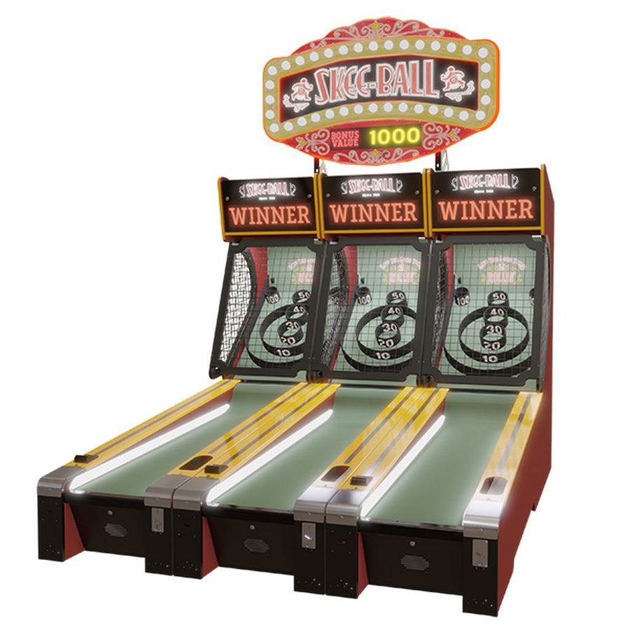 Skee-Ball Classic 10' Bowler Home Arcade Game Cabinet