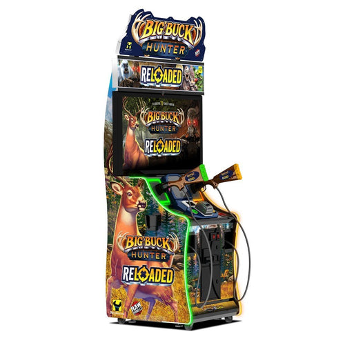 Raw Thrills Big Buck Hunter Reloaded Mini Arcade Game Cabinet