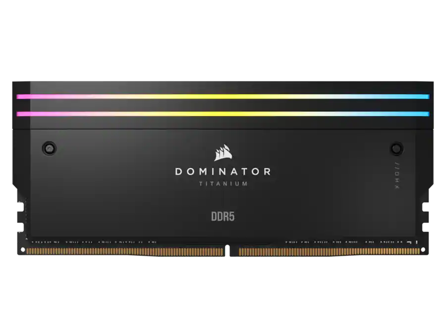 CORSAIR DOMINATOR TITANIUM 64GB (2x32GB) DDR5 6000 Desktop Memory Black