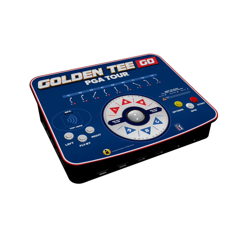 Incredible Technologies Golden Tee GO PGA Tour Edition Arcade Game Cabinet