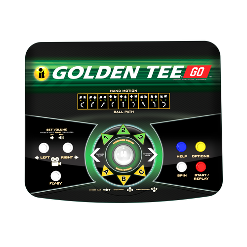 Incredible Technologies Golden Tee Go V2 Arcade Game Cabinet