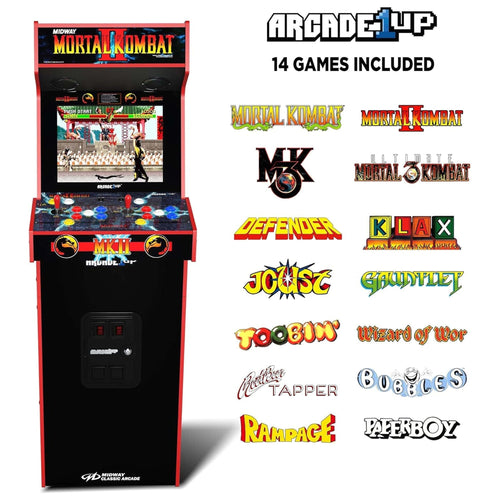 Arcade1Up Mortal Kombat II Deluxe Arcade Game Cabinet