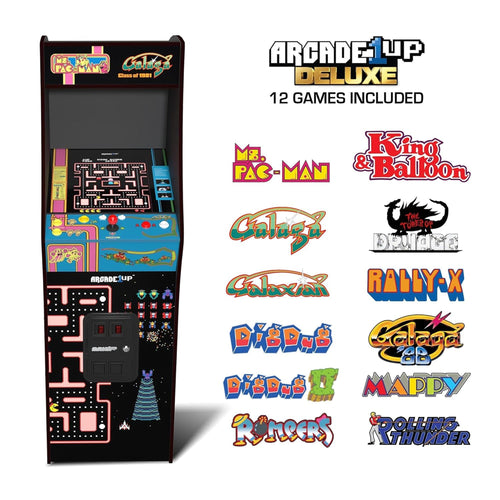 Arcade1Up Ms. Pac-Man Class of '81 Deluxe Arcade Game Cabinet