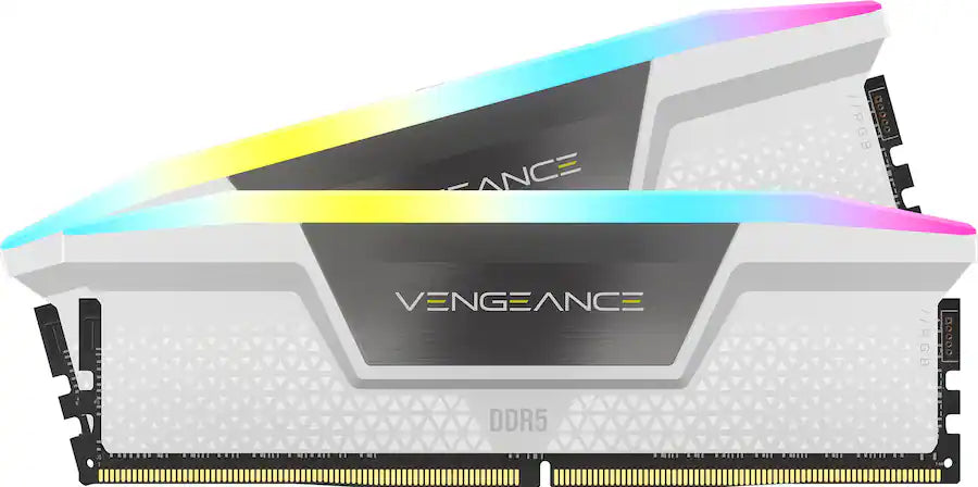CORSAIR VENGEANCE RGB 32GB (2x16GB) DDR5 6000MHz Desktop Memory