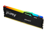 Kingston FURY Beast RGB 64GB DDR5 5600 Desktop Memory Black 1