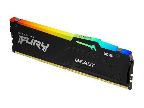 Kingston FURY Beast RGB 64GB DDR5 5600 Desktop Memory Black
