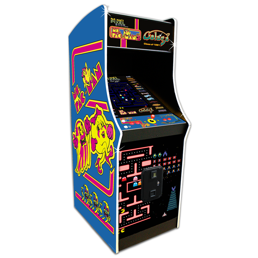 Bandai Namco Class of 1981 Ms. Pac-Man Galaga Arcade Game Cabinet