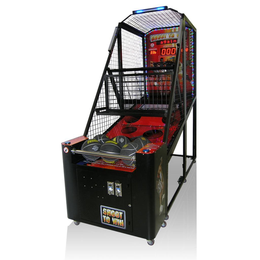 Smart Industries Shoot to Win Basketball Arcade Game Cabinet