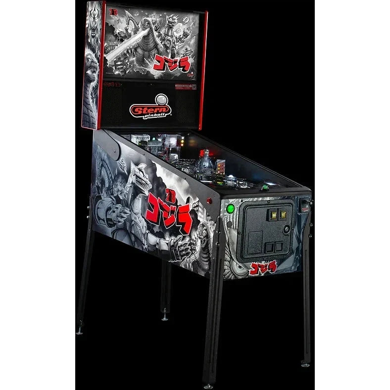 Stern Pinball Godzilla 70th Anniversary Premium Pinball Machine Arcade Cabinet