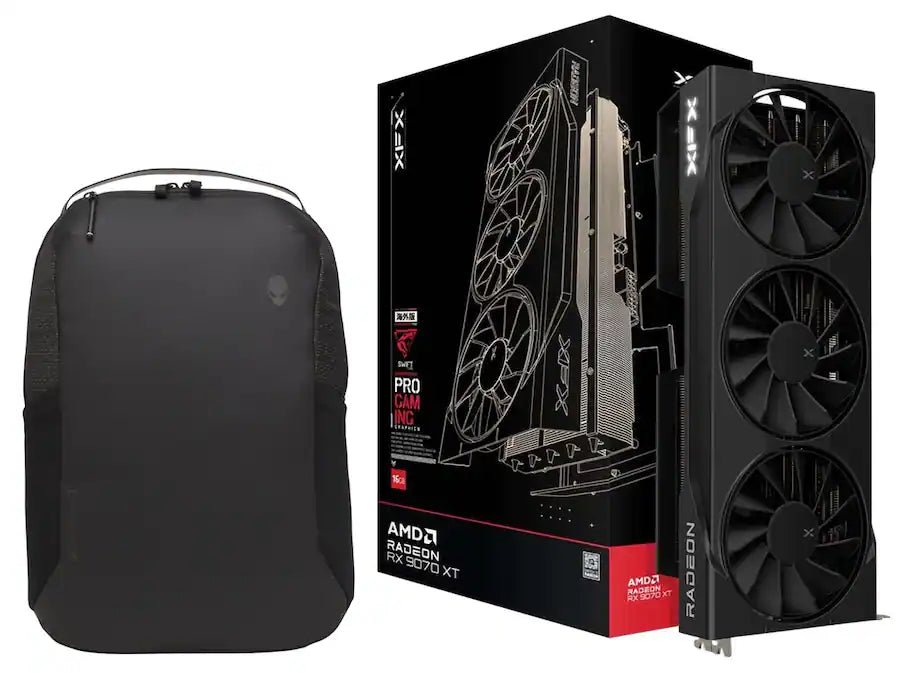 XFX Swift AMD Radeon RX 9070XT 16GB GDDR6 Graphics Card Bundle
